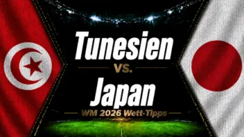 Tunesien vs. Japan Wett-Tipps & die WM 2026 Prognose // Bild: Eigenes/KI