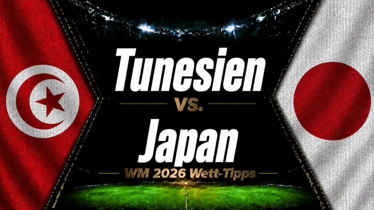 Tunesien vs. Japan Wett-Tipps & die WM 2026 Prognose // Bild: Eigenes/KI