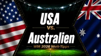 USA vs. Australien Wett-Tipps & WM 2026 Prognose // Bild: Eigenes/KI