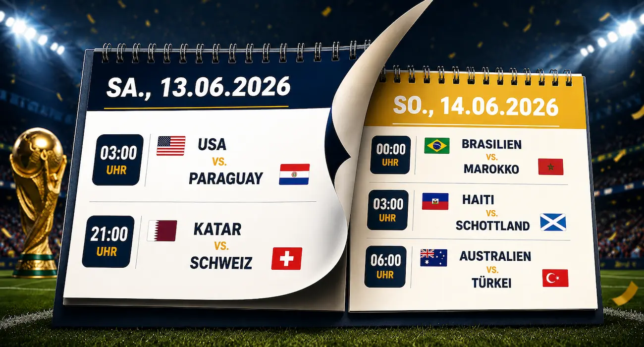 WM Wett-Tipps heute am 13.06.2026 | Aktuelle Sportwetten Empfehlung // Bild: Eigenes/KI