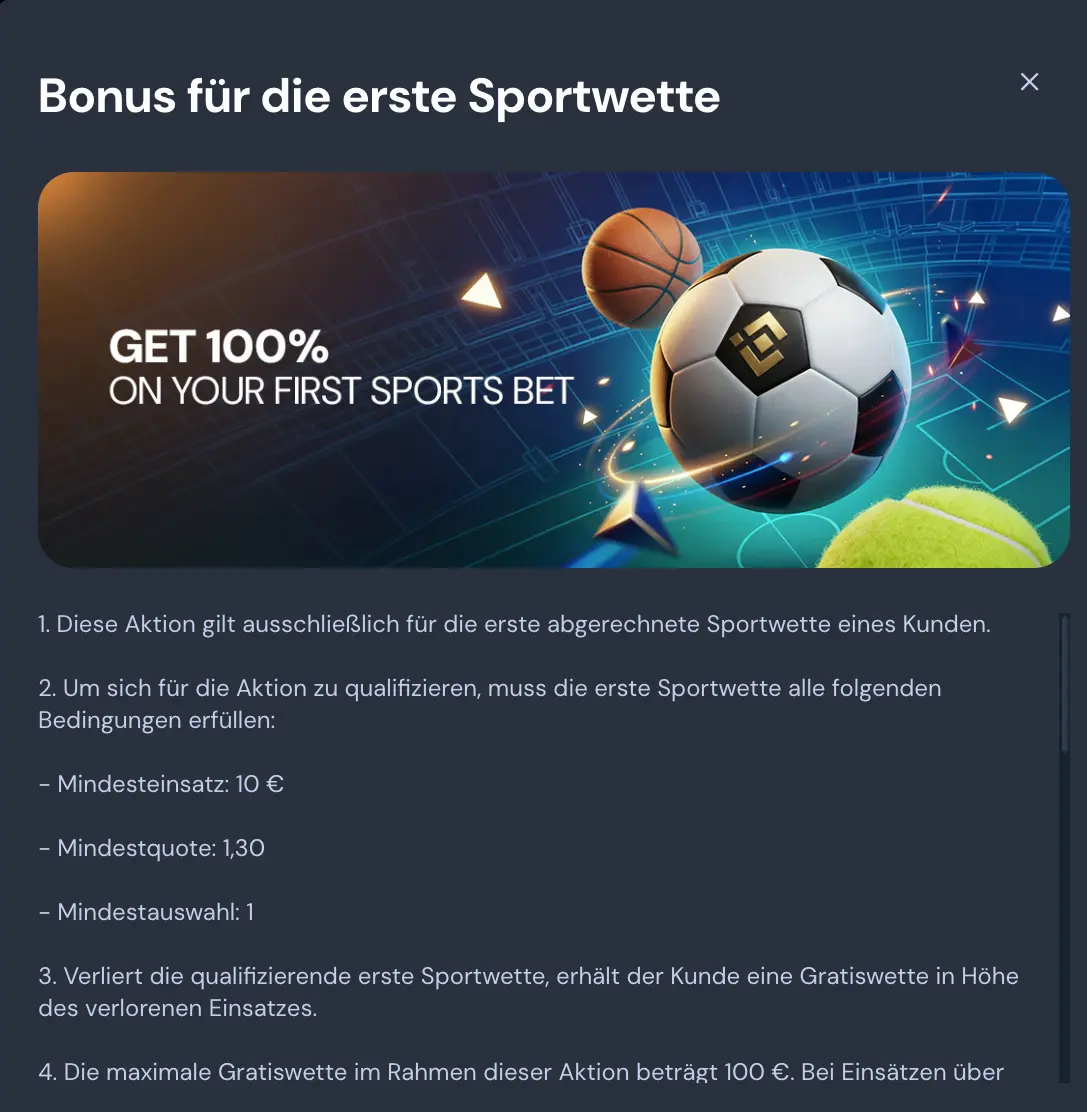 CocoBet Bonus für Neukunden