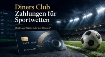 Diners Club Sportwetten: Kaum Wettanbieter haben Diners Club in der Liste der Zahlungsdienste // Bild: Eigenes/KI