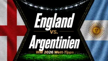 England vs. Argentinien Wett-Tipps & WM 2026 Prognose // Bild: Eigenes/KI