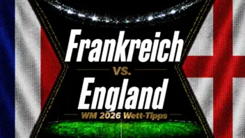 Frankreich vs. England Wett-Tipps & WM 2026 Prognose // Bild: Eigenes/KI