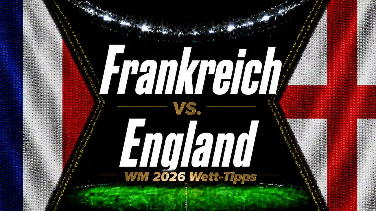 Frankreich vs. England Wett-Tipps & WM 2026 Prognose // Bild: Eigenes/KI