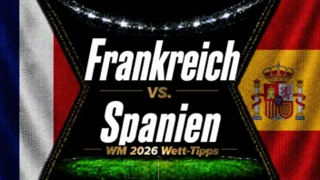 Frankreich vs. Spanien Wett-Tipps & WM 2026 Prognose // Bild: Eigenes/KI