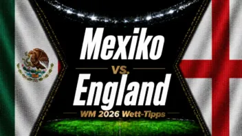 Mexiko vs. England Wett-Tipps & WM 2026 Prognose // Bild: Eigenes/KI