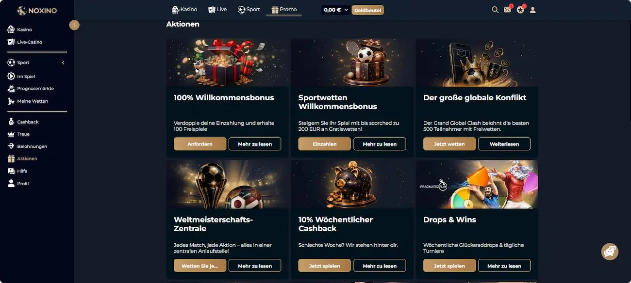 Noxino Stammkunden-Aktionen - Teil 1
