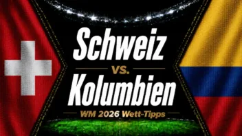 Schweiz vs. Kolumbien Wett-Tipps & WM 2026 Vorhersage // Bild: Eigenes/KI