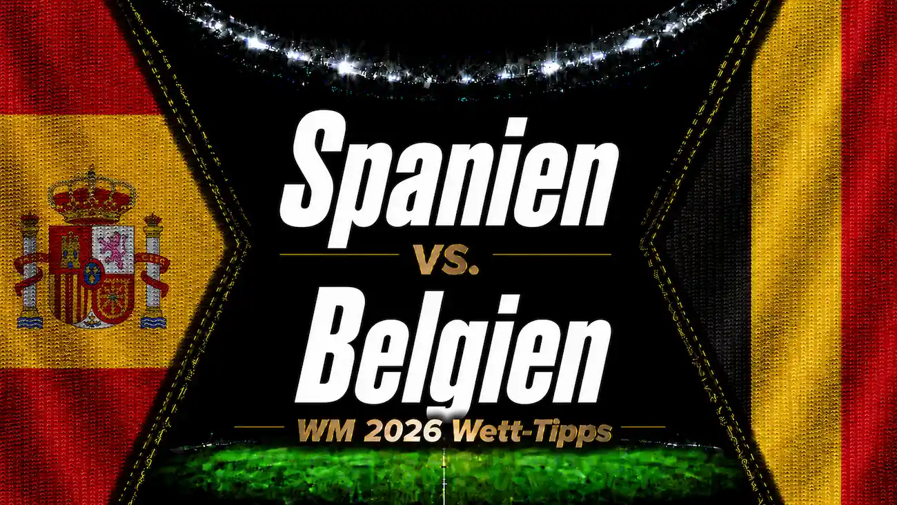 Spanien vs. Belgien Wett-Tipps & die WM 2026 Prognose // Bild: Eigenes/KI
