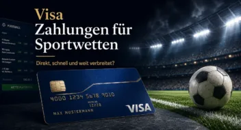 Visa Sportwetten: Buchmacher mit Kreditkarte als Zahlungsmethode // Bild: Eigenes/KI