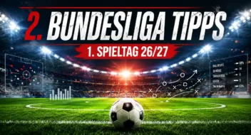 2. Bundesliga Tipps zum 1. Spieltag 26/27 // Bild: Eigenes/KI