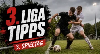 Unsere 3. Liga Tipps zum 3. Spieltag 26/27 // Bild: Eigenes/KI