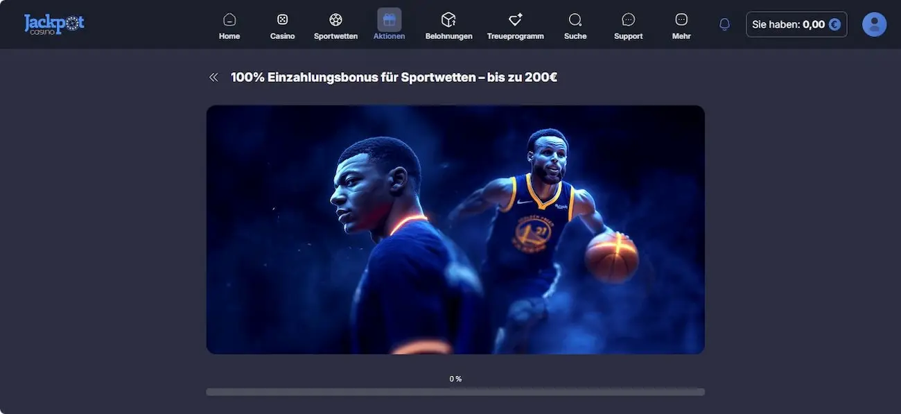 JackpotCasino Neukundenbonus: Erhöhe deinen Kontostand