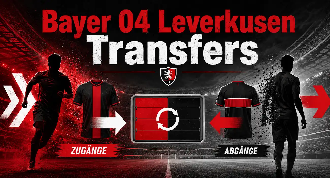 Bayer 04 Leverkusen Transfers: Wechsel bei der Werkself in 26/27 // Bild: Eigenes/KI