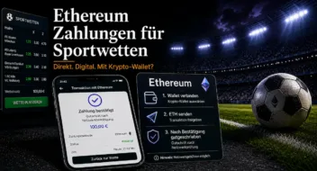 Ethereum Sportwetten sind eine praktische Zahlungsmethode für User mit Krypto-Konto // Bild: Eigenes/KI