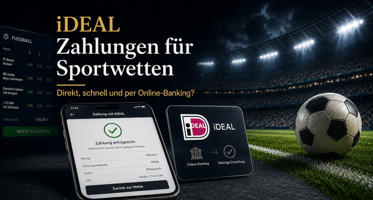 iDEAL Sportwetten: Lohnt sich die Zahlungsmethode? // Bild: Eigenes/KI