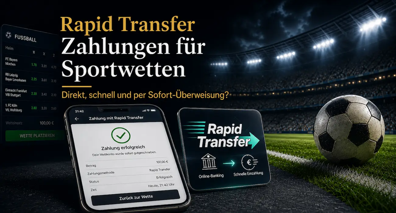 Rapid Transfer Sportwetten Zahlung: Alle Infos // Bild: Eigenes/KI