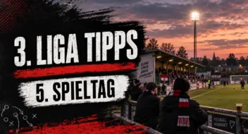3. Liga Tipps zum 5. Spieltag // Bild: Eigenes/KI