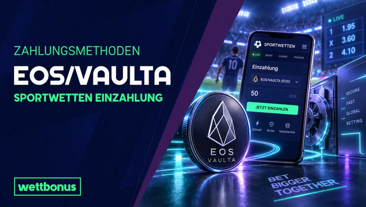 Mit EOS Sportwetten bezahlen ist möglich // Bild: Eigenes/KI