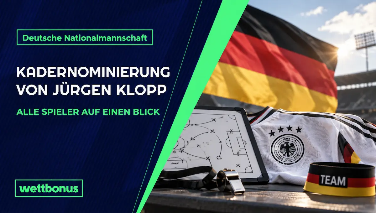Kadernominierung von Klopp: Entdecke die Überraschungen // Bild: Eigenes/KI