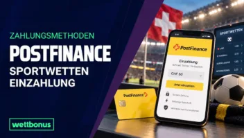 PostFinance Sportwetten: Ist die Einzahlung möglich? // Bild: Eigenes/KI