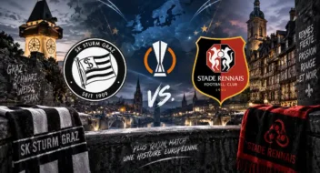 Sturm Graz - Rennes Tipp & Europa League Prognose // Bild: Eigenes/KI