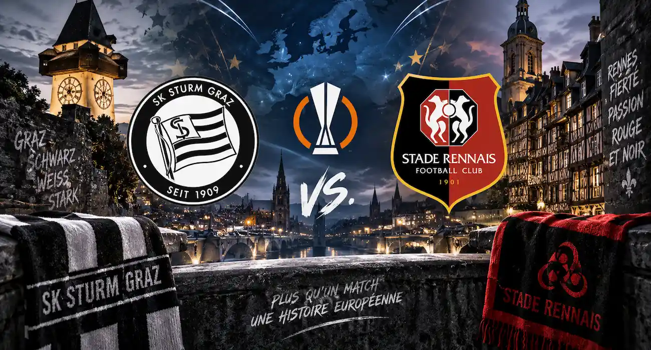 Sturm Graz - Rennes Tipp & Europa League Prognose // Bild: Eigenes/KI